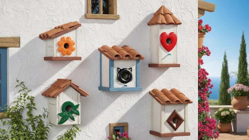 CEDAR ALPHA 5 Pk Metal Wren Bird House Predator Guards -1.125" Hole Sizes - Excludes Different Bird Species - Protects The Entry Hole - Image 5
